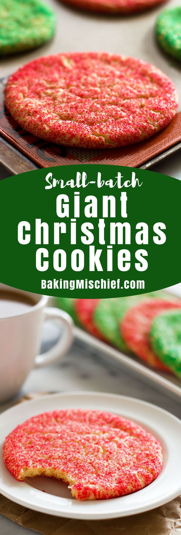 Small-batch Giant Christmas Cookie