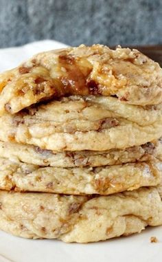 Small Batch Soft Toffee Cookie