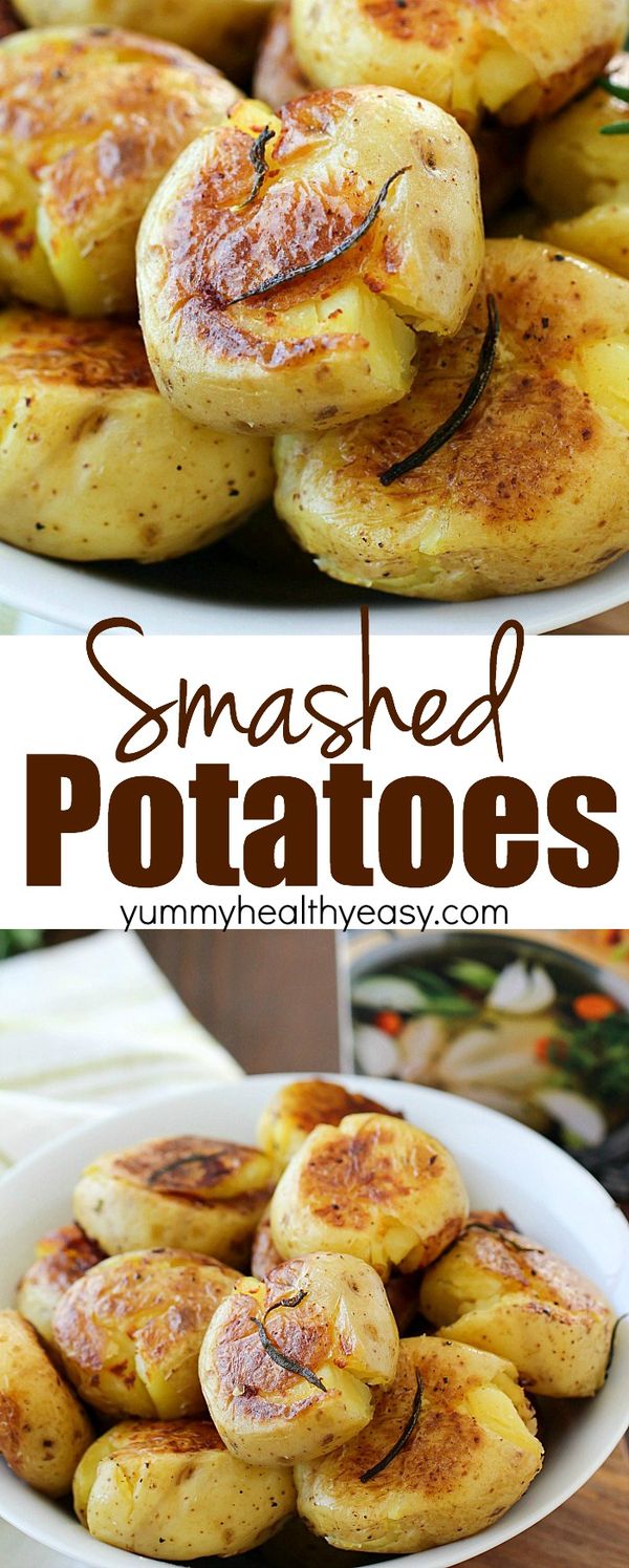 Smashed Potatoes aka Potatoes Fondantes