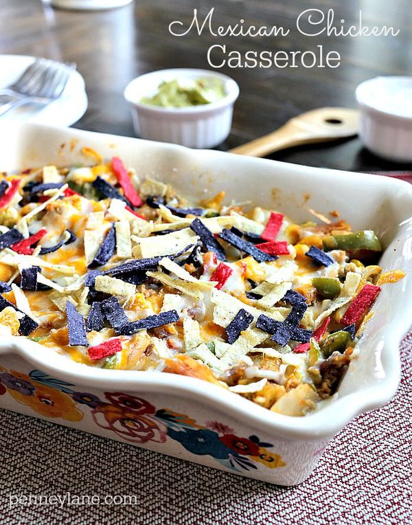 Smoked Chicken Mexican Casserole