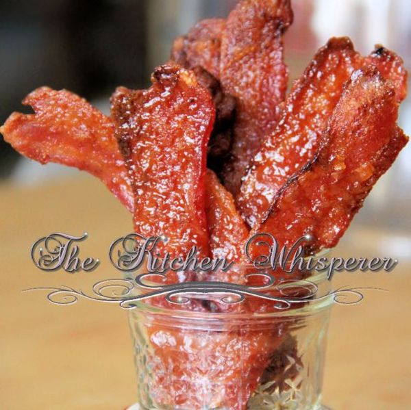 Smoked Chili Candied Bacon - we're talking MAN CANDY