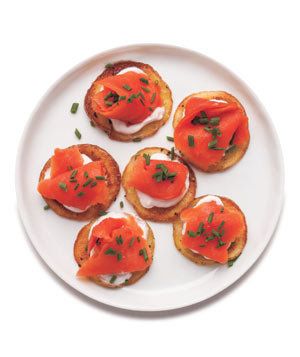 Smoked Salmon Potato Bites