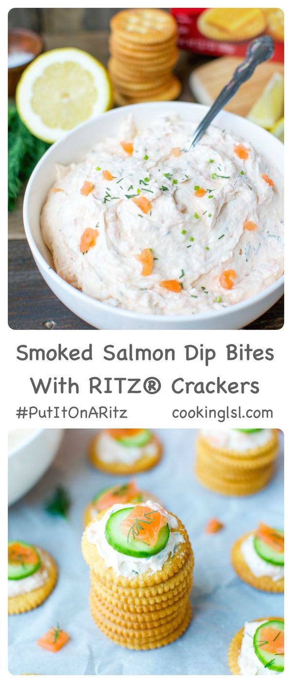 Smoked Salmon Spread Bites With RITZ® Crackers