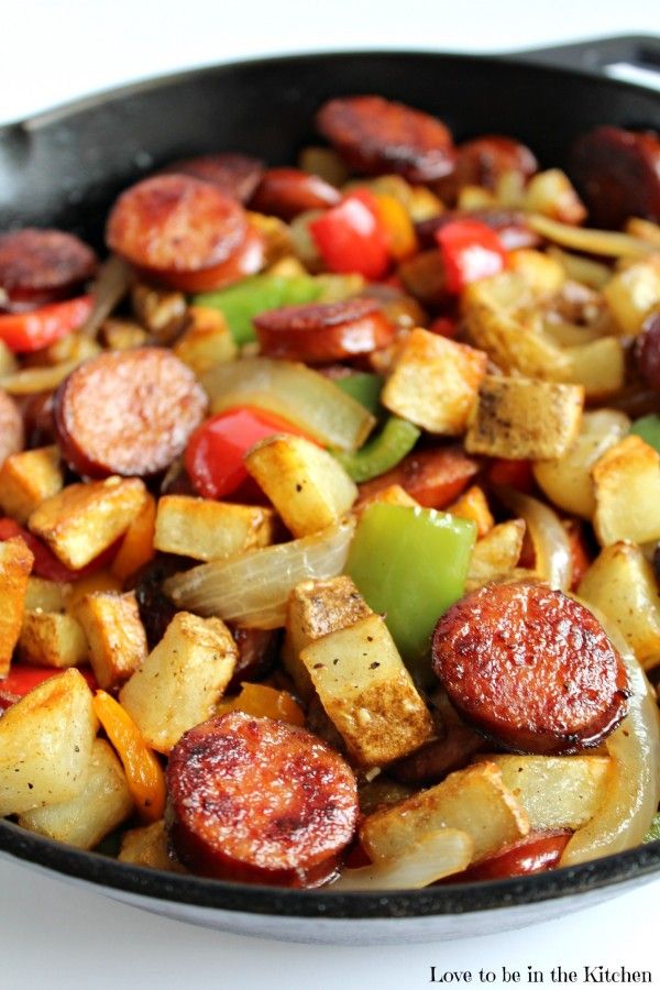 Smoked Sausage Hash