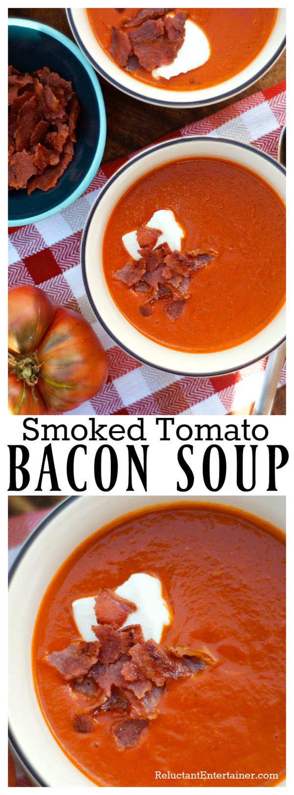 Smoked Tomato Bacon Soup