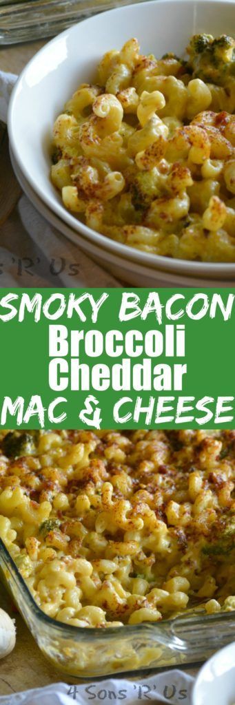 Smoky Bacon Broccoli Cheddar Mac & Cheese