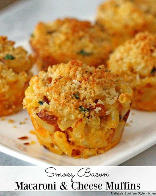 Smoky Bacon Macaroni And Cheese Muffins