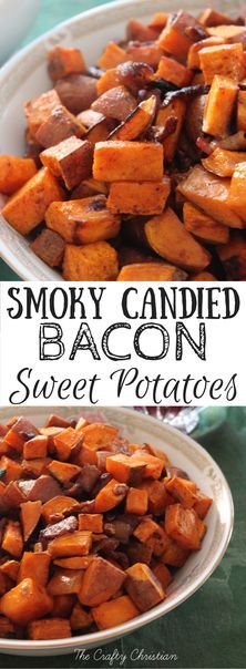 Smoky Candied Bacon Sweet Potatoes