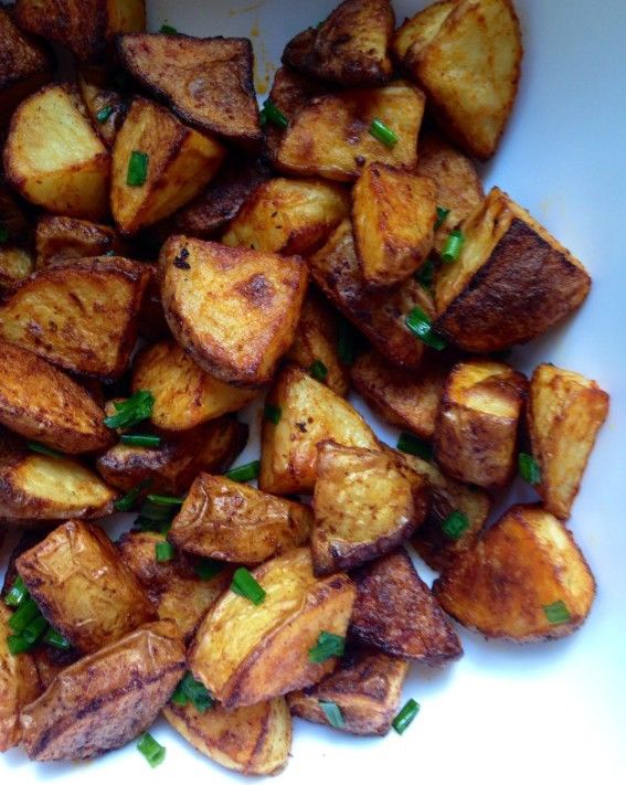 Smoky Chipotle Chive Roasted Potatoes - Low FODMAP