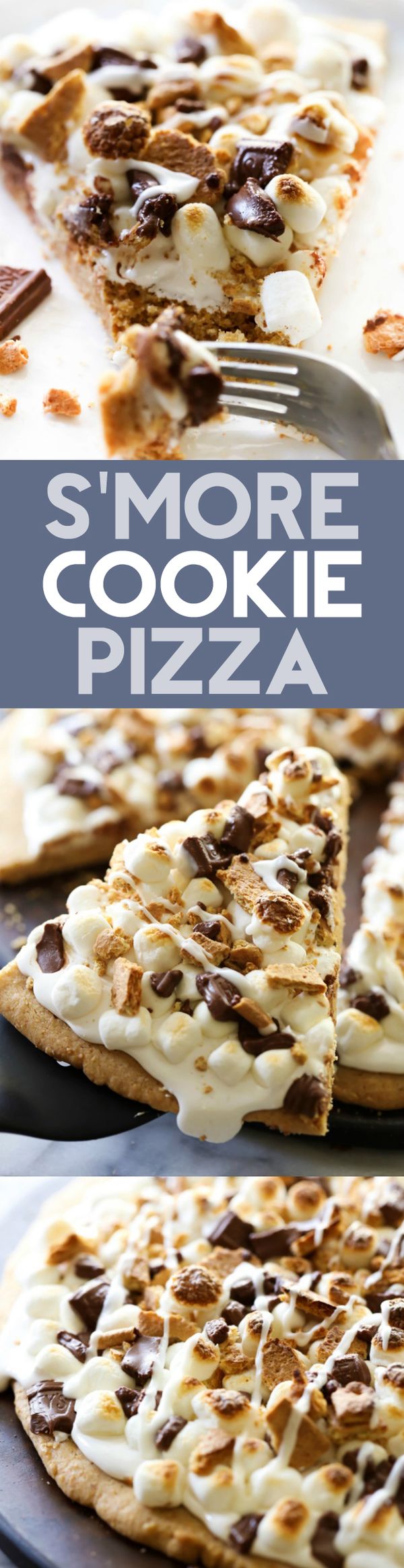 S'more Cookie Pizza