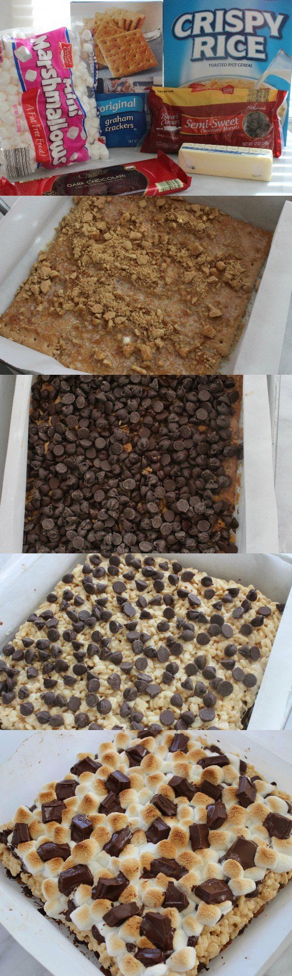 S'Mores Krispie Treats