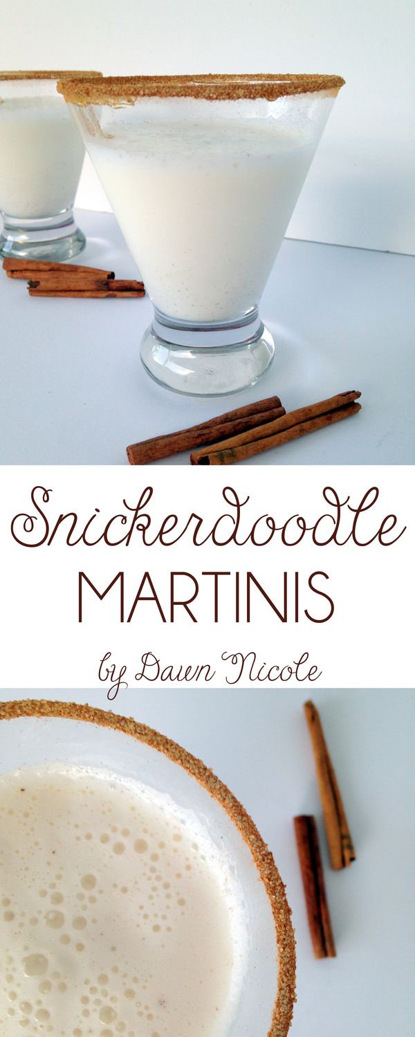 Snickerdoodle Martinis