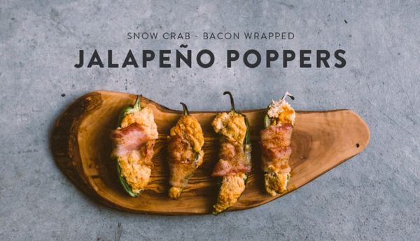 Snow Crab Jalapeño Poppers