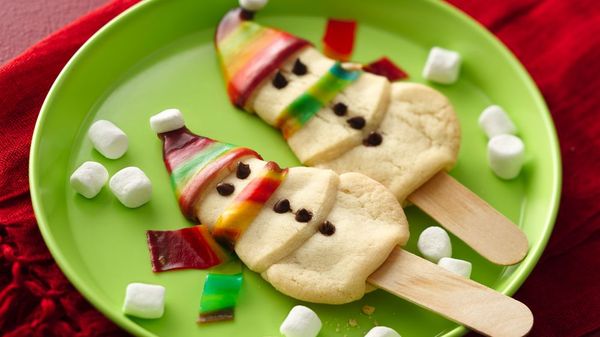 Snowman Cookie Pops