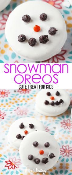 Snowman OREOs