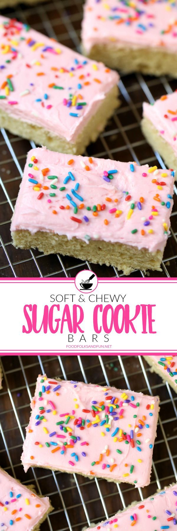 Soft & Chewy Sugar Cookie Bars