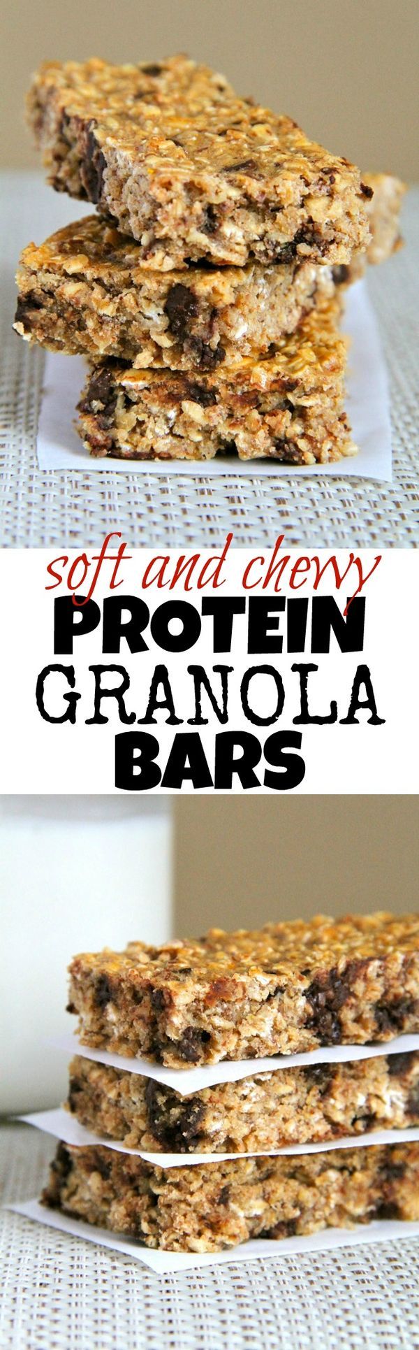 Soft and Chewy Protein Granola Bars