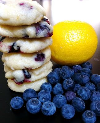 Soft and Fluffy Blueberry Lemon Cookies