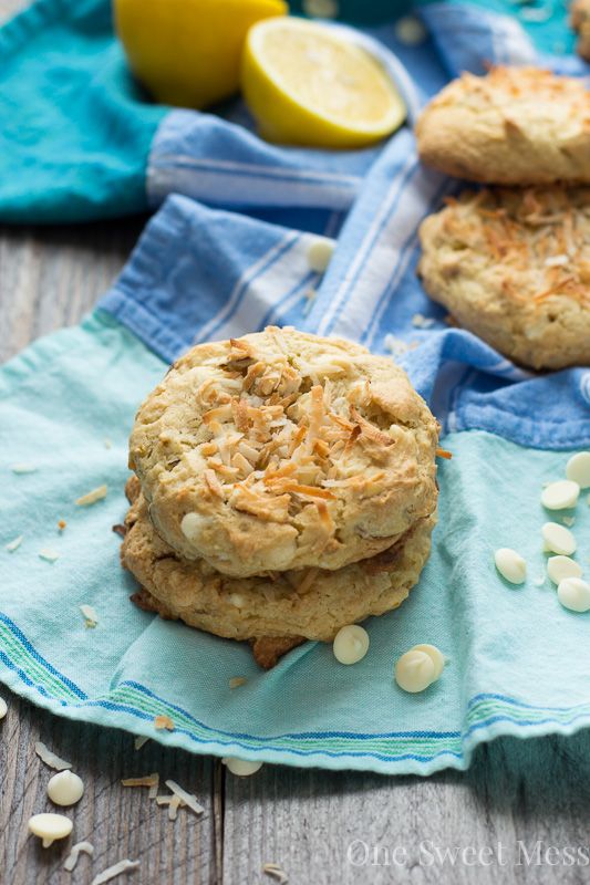 Soft-Baked Lemon Coconut Cookies