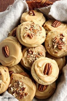 Soft Brown Sugar Pecan Cookies