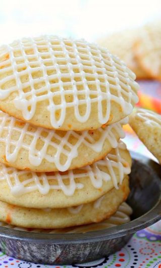 Soft Cardamom Orange Cookies