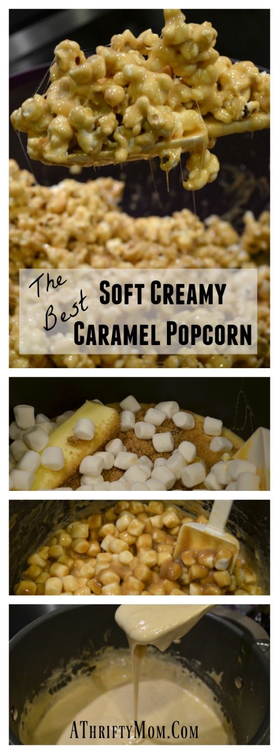 Soft Creamy Caramel Popcorn