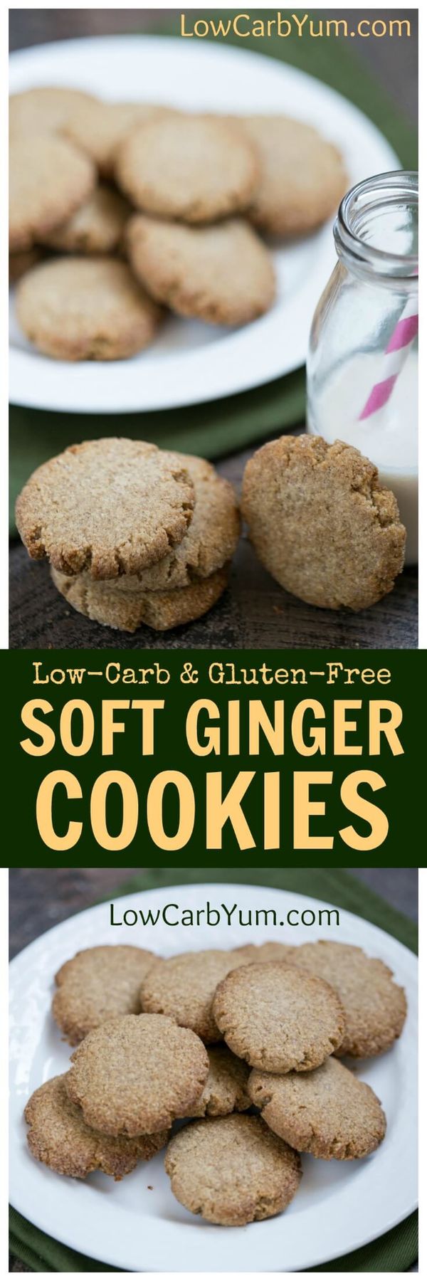 Soft Gluten Free Ginger Cookies