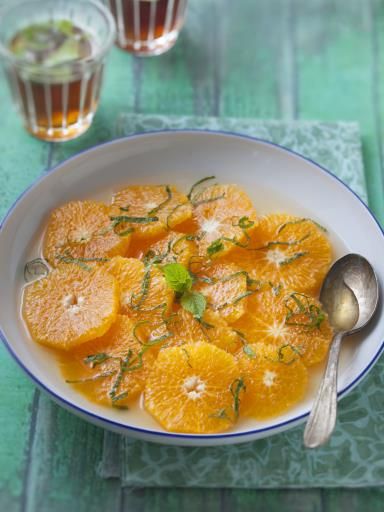 Soupe de clémentines au miel et romarin