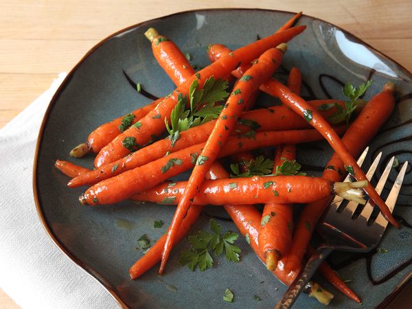 Sous Vide Glazed Carrots