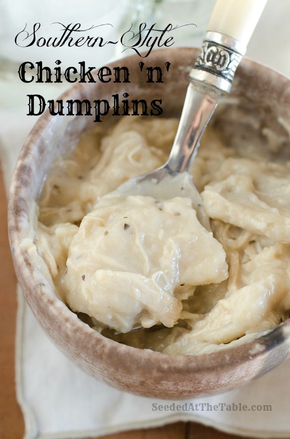 Southern Chicken and Dumplings