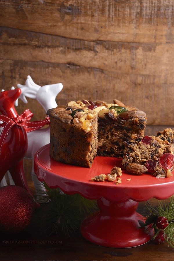 Southern Christmas Fruitcake Simple Syrup