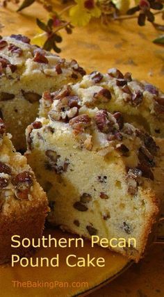 Southern Pecan Pound Cake