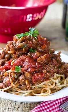 Southern Spaghetti Sauce