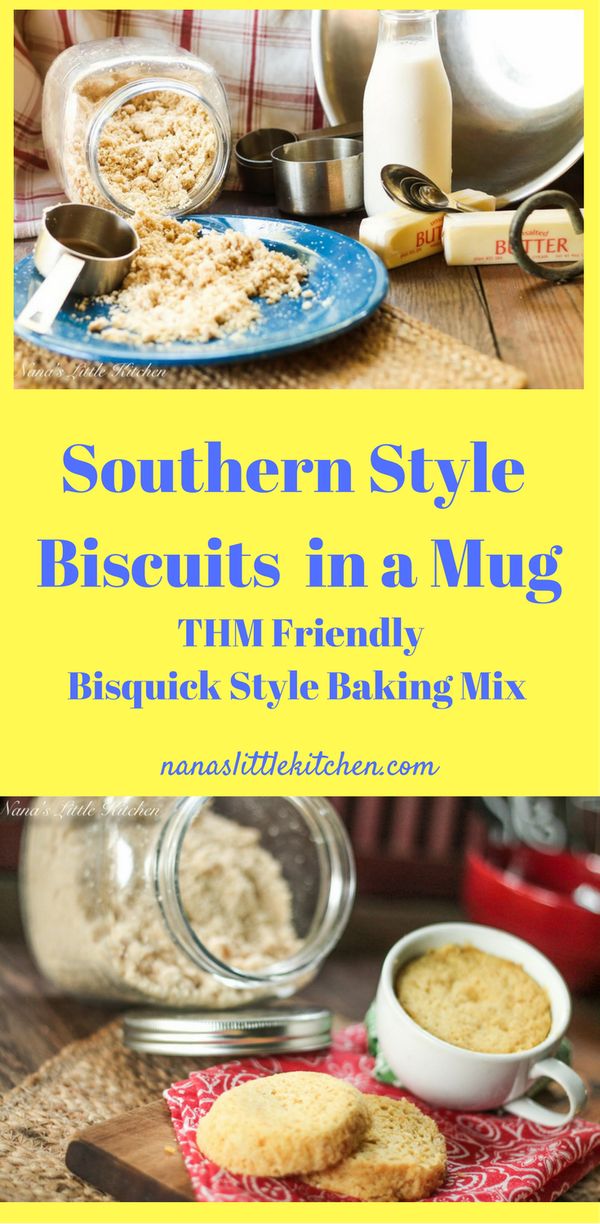 Southern Style Biscuit In A Mug From Biscuit Mix