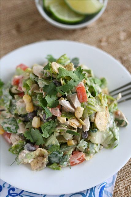 Southwest Chicken Chop Salad