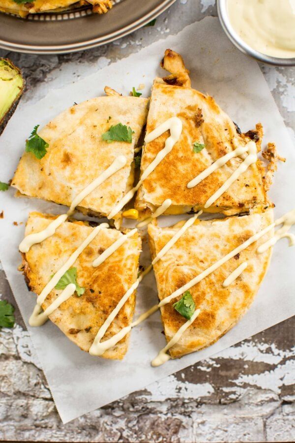 Southwest Chicken Quesadillas