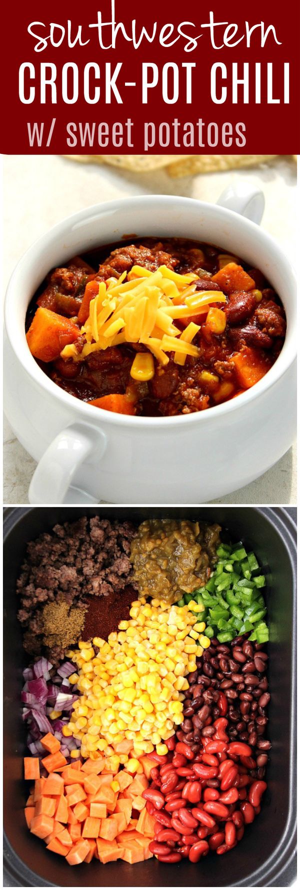 Southwestern Crock-Pot® Chili with Sweet Potatoes