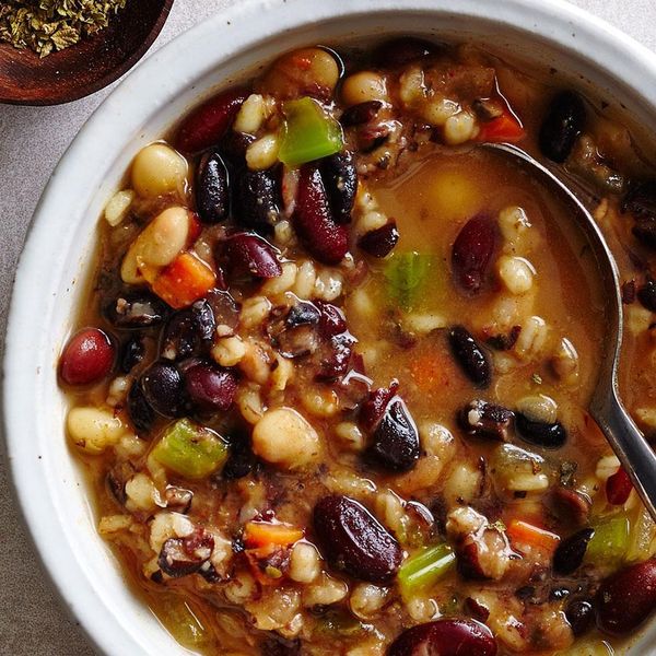 Southwestern Three-Bean & Barley Soup