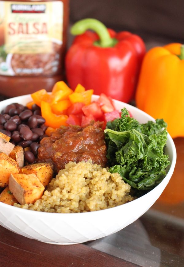 Southwestern Vegan Power Bowl with Massaged Kale