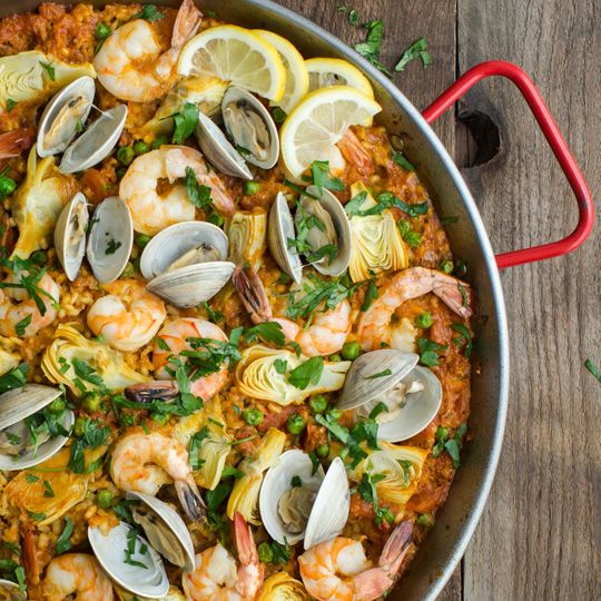 Spanish Paella with Saffron and Smoked Paprika