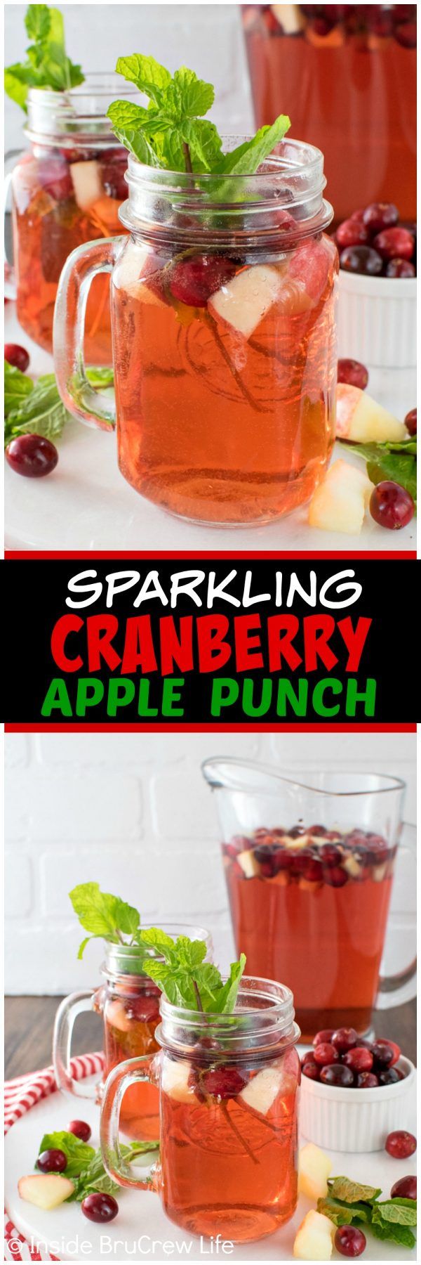 Sparkling Cranberry Apple Punch