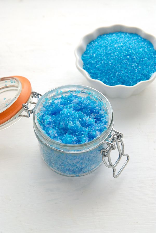 Sparkling Flower-Scented Coconut Oil Sugar Scrubs