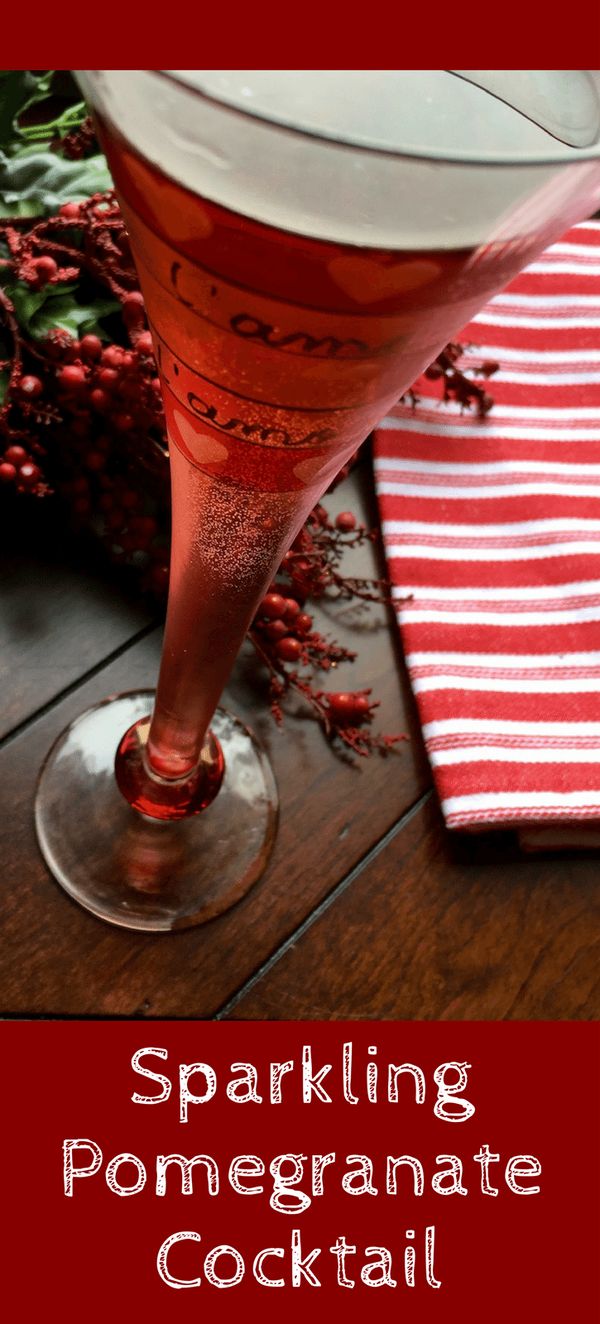 Sparkling Pomegranate Cocktail