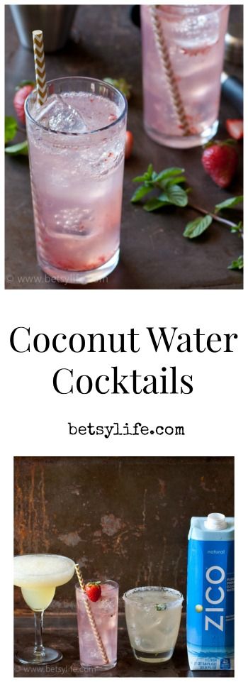 Sparkling Strawberry Gin Cocktail