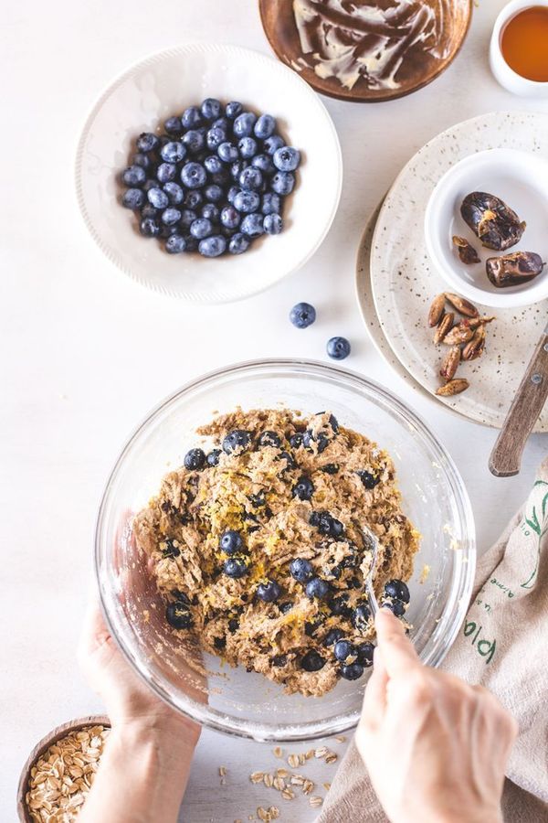 Spelt Scones with Blueberry and Lemon