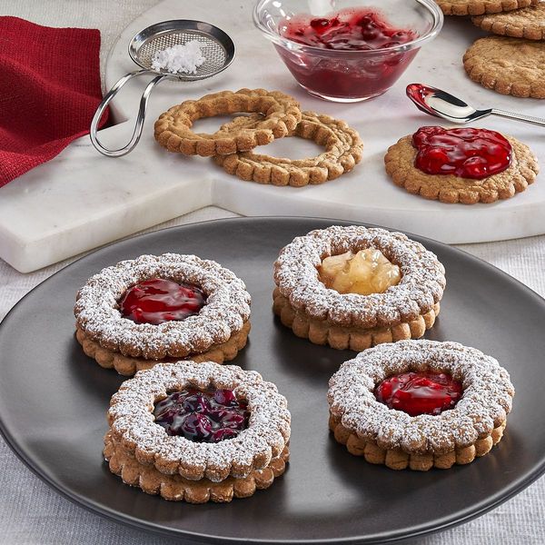 Spiced Linzer Cookies