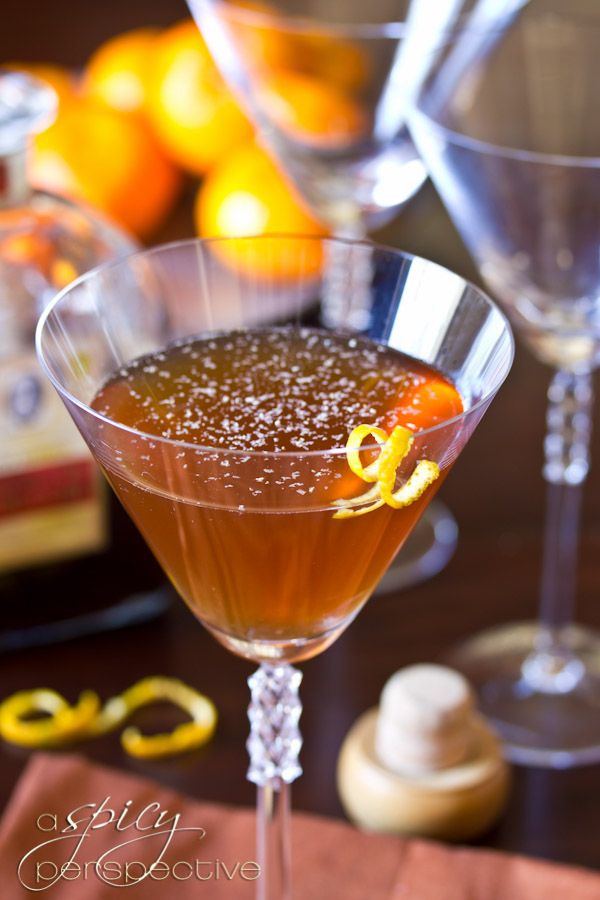 Spiced Manhattan Cocktail