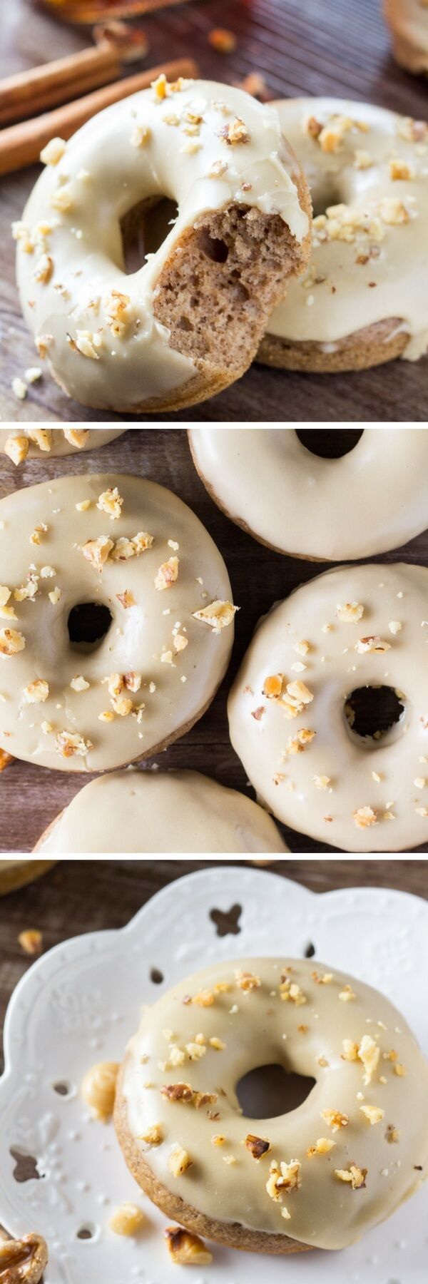 Spiced Maple Doughnuts