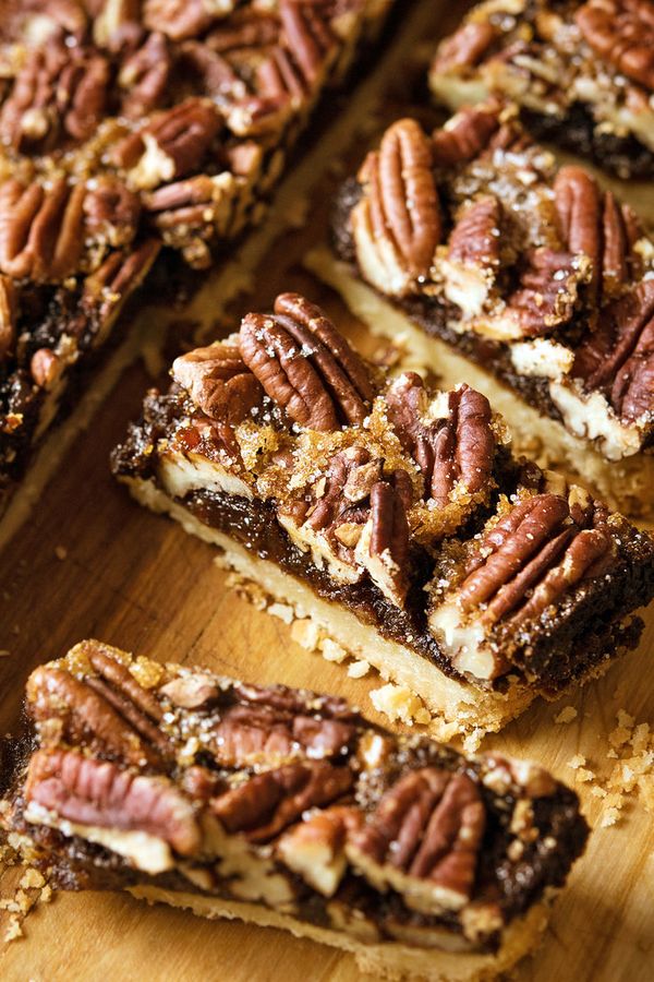 Spiced Pecan Date Shortbread Bars