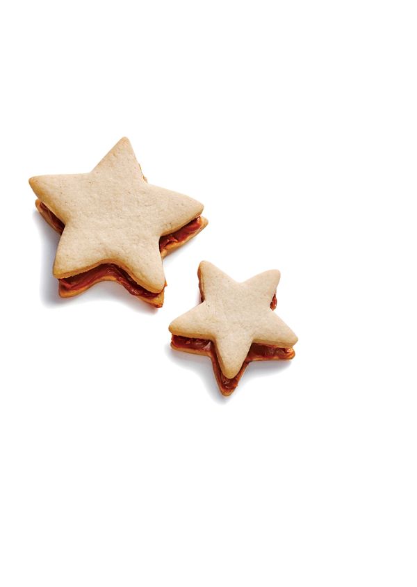 Spiced Stars with Cookie Butter